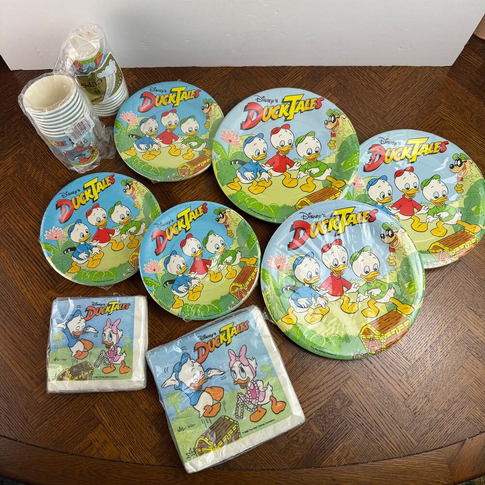 1986 disney duckTales New Old Stock party supplies